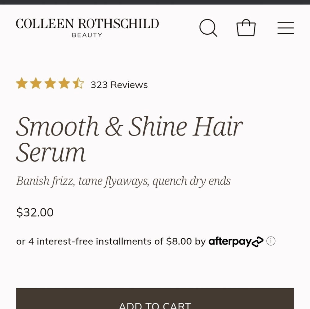 Colleen Rothschild Smooth and Shine Hair Serum - Picture 4 of 6